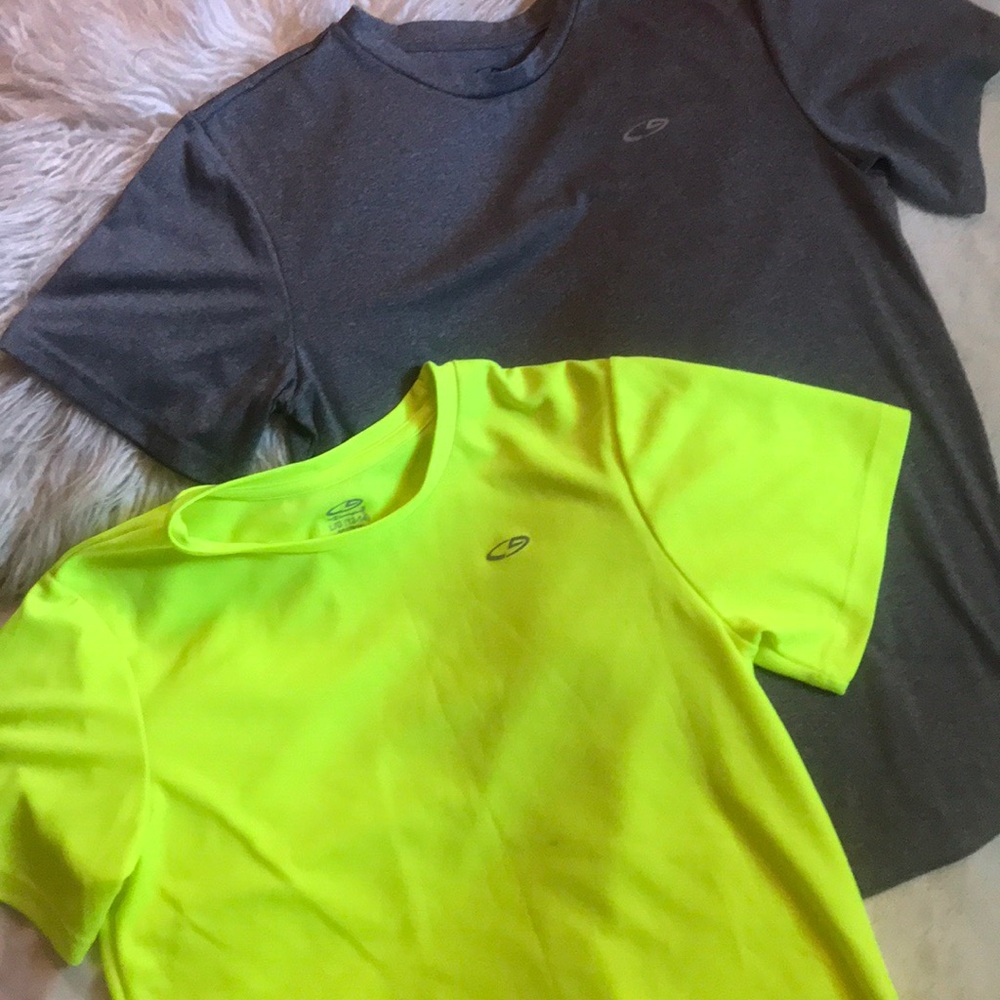 YELLOW Champion Athletic Tee